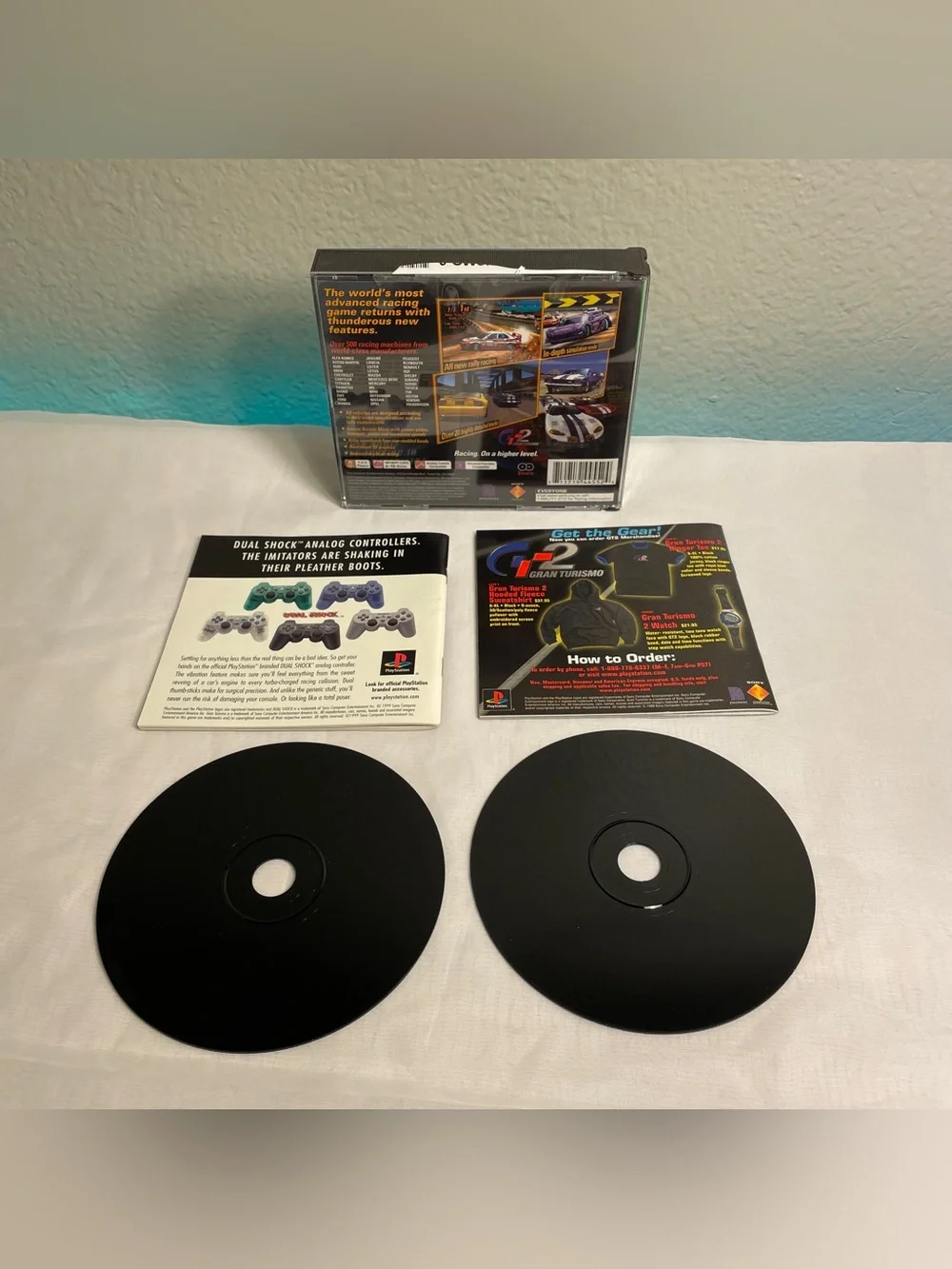 Gran Turismo 2 Greatest Hits (PS1 Sony 1999) Complete W/Manual & Tested Works